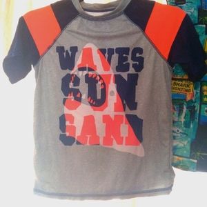 Boys M shark swim set